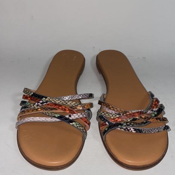 Madewell the tracie criss cross slide sandal - Picture 5 of 7